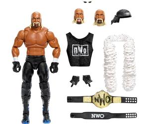 Mattel WWE Ultimate Edition Action Figure & Accessories Set, “Hollywood” Hulk Hogan 6-inch Collectible with 30 Articulation Points, Swappable Pieces & Entrance Gear