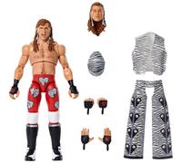 Mattel WWE Ultimate Edition Action Figure & Accessories Set, Shawn Michaels 6-inch Collectible with Swappable Heads & Hands, 30 Articulation Points