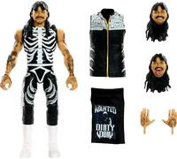 Mattel WWE Ultimate Edition Action Figure & Accessories Set, “Dirty” Dominik Mysterio 6-inch Collectible with Swappable Heads & Hands, 30 Articulation Points, JHV90