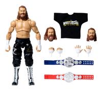 Mattel WWE Ultimate Edition Fan Takeover Action Figure Sami Zayn Collectible Set with Interchangeable Accessories Like Extra Heads & Swappable H