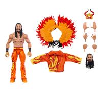 Mattel WWE Ultimate Edition Action Figure Seth Rollins Fan TakeOver Collectible with Interchangeable Accessories, Extra Heads & Swappable Hands, HVV71