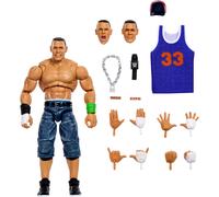 Mattel WWE Ultimate Edition John Cena 6-inch Action Figure & Accessories Set, 10+ Pieces Include Swappable Heads & Hands, JCX42