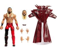 Mattel WWE Ultimate Edition Action Figure & Accessories Set, Seth Rollins 6-inch Collectible with Swappable Heads & Hands, 30 Articulation Points, JHV94
