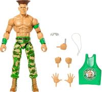 Mattel WWE x Street Fighter Action Figures & Accessories, John Cena as Guile, 6-inch Elite Collectible Mashup Set, JLD73