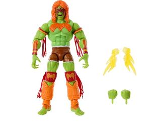 Mattel WWE x Street Fighter Ultimate Warrior As Blanka Action Figure, 6-inch Elite Collectible Wrestling Series Mashup, Highly Articulated with Accessories, Ages 8+, JLD78