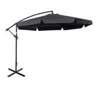 Matteo 2.7m Garden Cantilever Parasol - Black Matteo Black