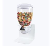 Matteo 3L White Cereal Dispenser - Portion Control & Fresh Storage