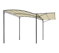 Matteo 3x2.5m Extendable Patio Metal Gazebo Awning - Cream White Matteo Cream