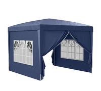 Matteo 3x3m Pop Up Outdoor Play Tent - Water & UV Resistant Garden Canopy in Blue Matteo Blue