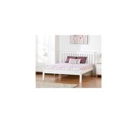 Matteo 4'6" Bed Low Foot End - White