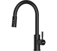 Matteo Appaso Black Kitchen Mixer Tap With Pull-Out Spray & 3 Modes 304 Stainless Steel Faucet