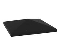 Matteo Black 3X3M Gazebo Roof Replacement Canopy - Water-Resistant Polyester, Upf30+ For Outsunny 84C-303