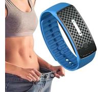 Matteo Body Shape Wristband,Matteo Adjustable Bracelet,Ultrasonic Bracelet,Ultrasonic Body Shape Wristband,Ultrasonic Body Shape Bracelet,Lymphatic Drainage Ultrasound Bracelet for Men Women (Blue)