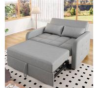 Matteo Convertible Linen Sofa Bed - Dark Grey - Modern - Sofa Bed Matteo Dark Grey