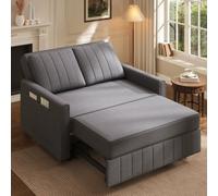 Matteo Dark Grey Multifunctional Folding Sofa Bed - 127Cm