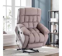 Matteo Electric Power Lift Recliner Chair - Beige Fabric Matteo Beige