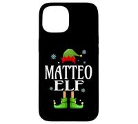 MATTEO Elf Xmas Funny Men's Family Matching Christmas MATTEO Case for iPhone 15
