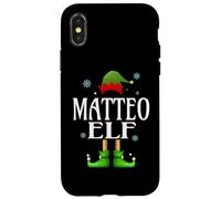 MATTEO Elf Xmas Funny Men's Family Matching Christmas MATTEO Case for iPhone X/XS