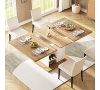 Matteo Extendable Dining Table - White - Contemporary - Dining Table Matteo White