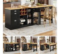 Matteo Extendable Sideboard & Dining Table Combo - Space-Saving Furniture