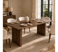 Matteo Extendable Walnut Effect Rectangular Dining Table 140-200Cm