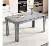 Matteo Grey 4 Seater Rectangle MDF Wood Modern Dining Table Matteo Grey