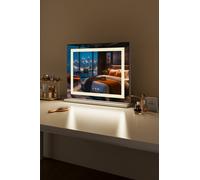 Matteo Hollywood Led Dimmable Vanity Mirror With Usb Port - Tabletop In White White