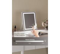 Matteo Hollywood Led Tabletop Vanity Mirror - 26X31Cm, Dimmable, 192 Leds & High Cri