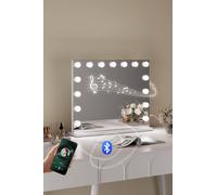 Matteo Hollywood Vanity Mirror - Bluetooth Dimmable LED Lights - White