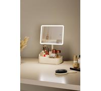 Matteo LED Hollywood Vanity Mirror - Dimmable, 3 Colour Modes & Storage in Beige Matteo Beige