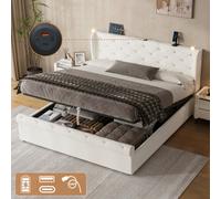 Matteo Modern Wooden Bed Frame - Natural Finish - Easy Home Assembly For Uk Diy
