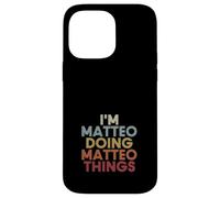 Matteo Name Matteo Personalized Name First Given Case for iPhone 14 Pro Max