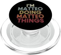 Matteo Name Matteo Personalized Name First Given PopSockets PopGrip for MagSafe