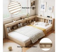 Matteo Storage Bed, 3FT Single Bed Plenty Of Storage Space, Durable & Sturdy in White | Size: Single Fitted Matteo White Single Fitted