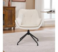 Matteo Stylish Faux Leather Swivel Office Armchair - Ergonomic Comfort in White Matteo White