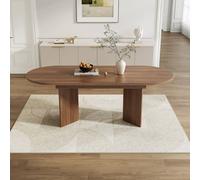 Matteo Walnut Oval Extendable Dining Table - 4-6 Seater Matteo Walnut