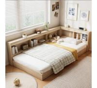 Matteo White Oak 3Ft Single Storage Bed Frame With Integrated Drawers - Durable Mdf & Plywood Design