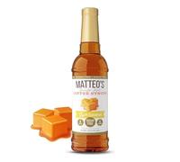 Matteo's Barista Style Sugar Free Coffee Syrup - Caramel - Zero Calories, Keto Friendly Coffee Syrups & Flavors - Delicious Flavored Coffee Syrup - Syrups For Coffee Drinks at Home or Work - 25.4 Oz