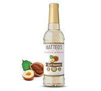 Matteo's Sugar Free Coffee Flavoring Syrup, Hazelnut, Delicious Coffee Syrup, 0 Calorie, 0 Sugar Coffee Syrups, Keto Friendly, 25.4 Oz, 1-Pack