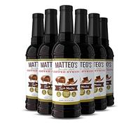 Matteo's Sugar Free Coffee Flavoring Syrup, Mocha, Delicious Coffee Syrup, 0 Calories, 0 Sugar coffee syrups, Mocha, 750 ml. 6-Pack