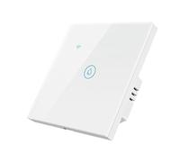 Matter Smart Water heater Switch,Glass Touch Panel Works with Homekit& Alexa,App and Remote Control, Neutral line Needed,EU 20A