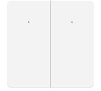 Matter WiFi Light Switch Smart Big Botton Neutral Switch Matter-enable App/Timer/Voice Control,Matter Homekit Light Switch (2 Gangs)
