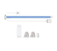 Matter WiFi Roller Shade Motor For 17/25/28mm Tube, Plug-in Power, Compatible with Home Google Home SmartThings App/Voice/Remote Control (Motor + 9-channel Remote)