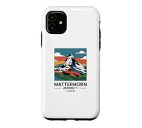Matterhorn mountain 4478 m 14,692 ft above sea level Case for iPhone 11