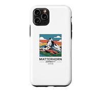 Matterhorn mountain 4478 m 14,692 ft above sea level Case for iPhone 11 Pro