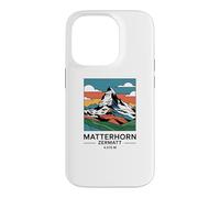 Matterhorn mountain 4478 m 14,692 ft above sea level Case for iPhone 14 Pro