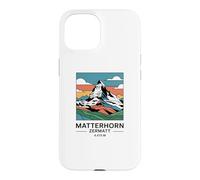 Matterhorn mountain 4478 m 14,692 ft above sea level Case for iPhone 15