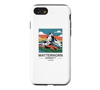 Matterhorn mountain 4478 m 14,692 ft above sea level Case for iPhone SE (2020) / 7/8
