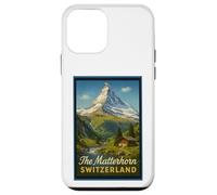 Matterhorn Mountain Switzerland Vintage Poster Art Graphic Case for iPhone 12 mini