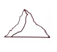 Matterhorn Souvenir & Cookie Cutter Grey